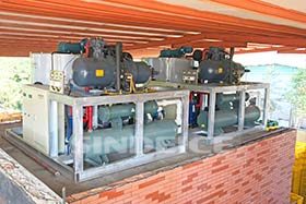 東莞屠宰場 3台日産8噸片冰機