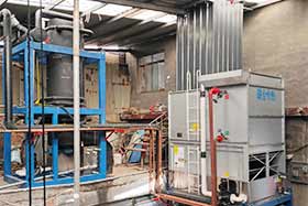 河北邯鄲制冰廠，日産20噸管冰機工程
